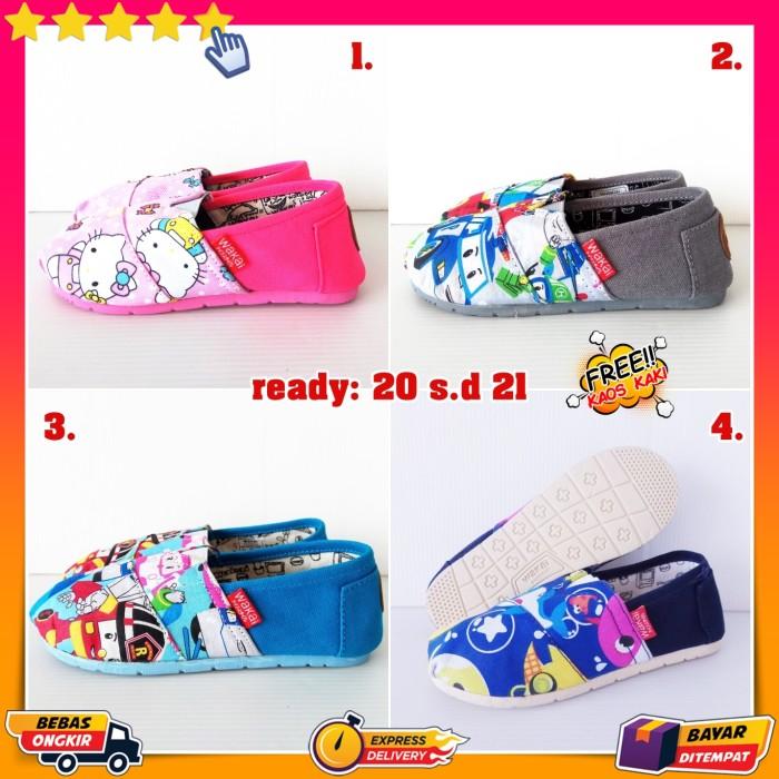 Miliki Sepatu Wakai Anak Murah - Merah Paris, Wakai Murah, Wakai Anak Cewek Cod