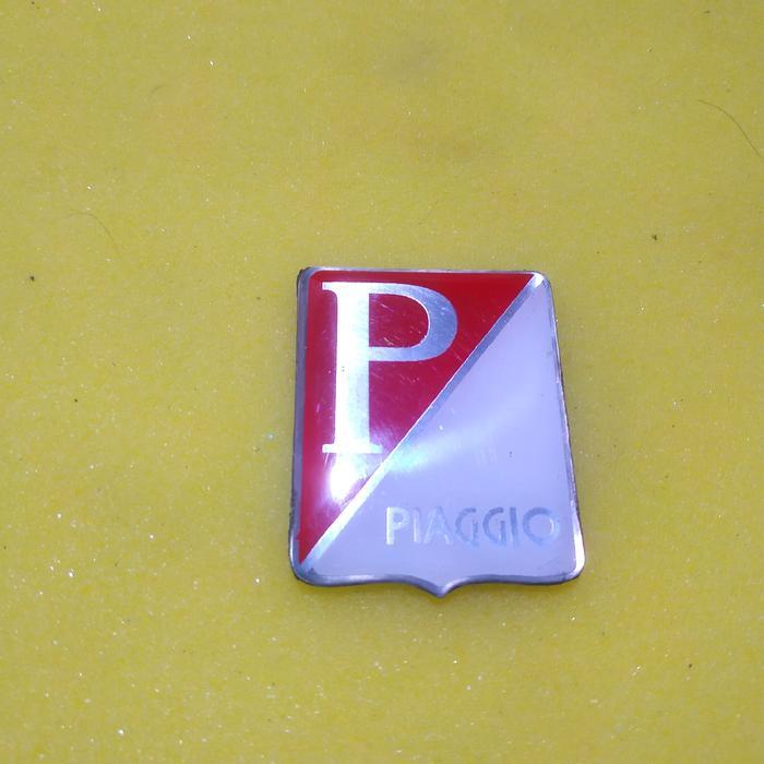 emblem P vespa piaggio motor uwinfly T3/aksesoris motor vespa