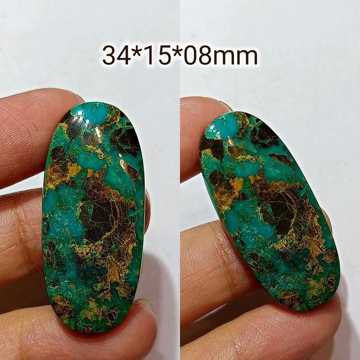 Batu Pirus Persia Hijau Jumbo - Model Terbaru