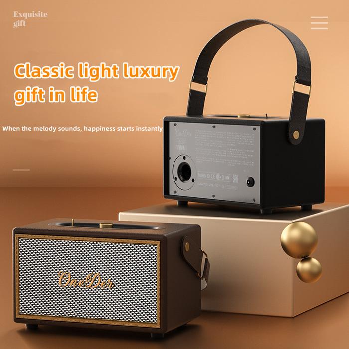 Oneder D6 40W High Power Retro Bluetooth Speaker Portable Classic