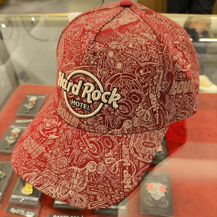 Topi Hard Rock Bali Red Original