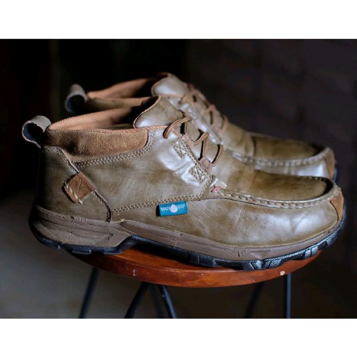 Sepatu Low Boots Twistedx Leather Waterproof Model Wallabee not Dr Martens Red Wing Paraboot Kleman 