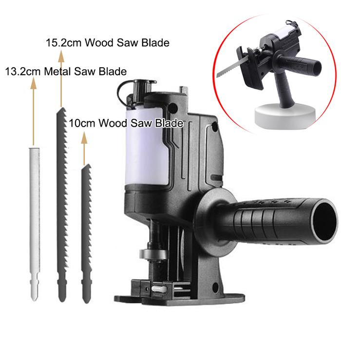 Portable Reciprocating Saw Adapter with Replacement Blade Automatic