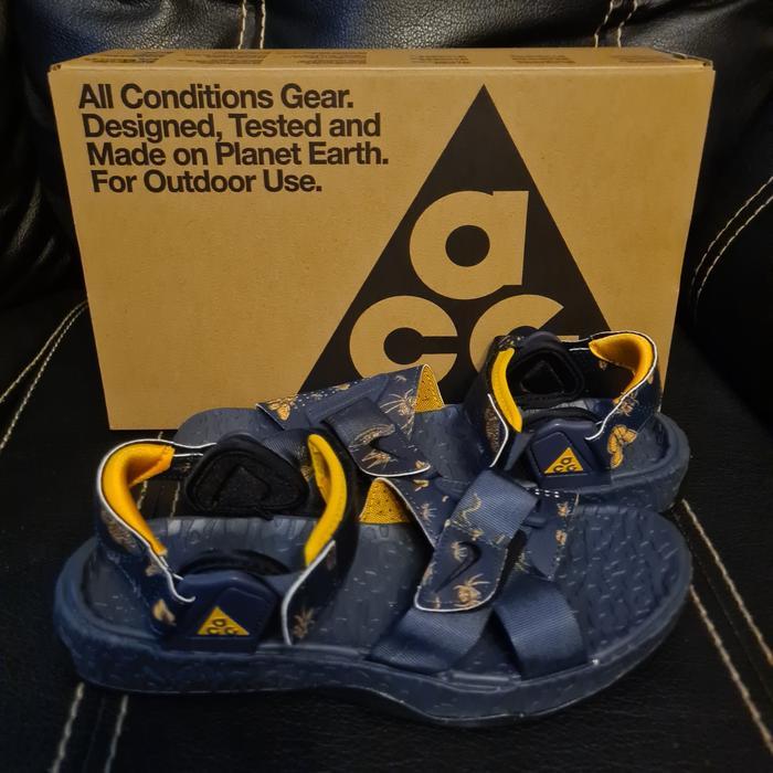 sale Nike ACG Air Deschutz SE Sandal "Thunder Blue/Yellow" Original BNIB