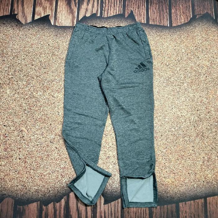 celana jogger ADIDAS CLIMAWARM zipper leg sweat pants celana olah raga training casual murah bagus 3