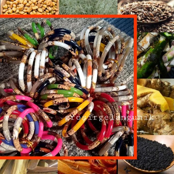 [ASLI] Gelang Anti Sawan Kariango Dlingo Bangle Bengle Jeringau Bidara Kasumba Turate Rempah Lengkap