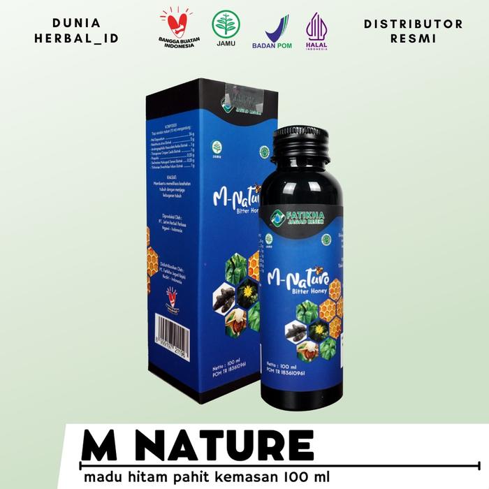 M NATURE - MADU MURNI PAHIT - PROPOLIS - MENGATASI LAMBUNG GERD AKUT