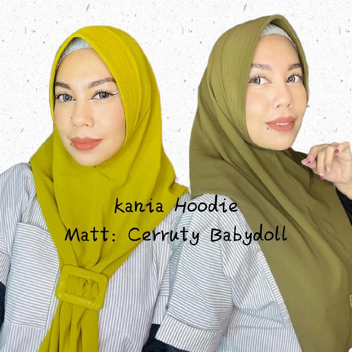 Kania Hoodie Gesper Kotak/Hijab Hoodie