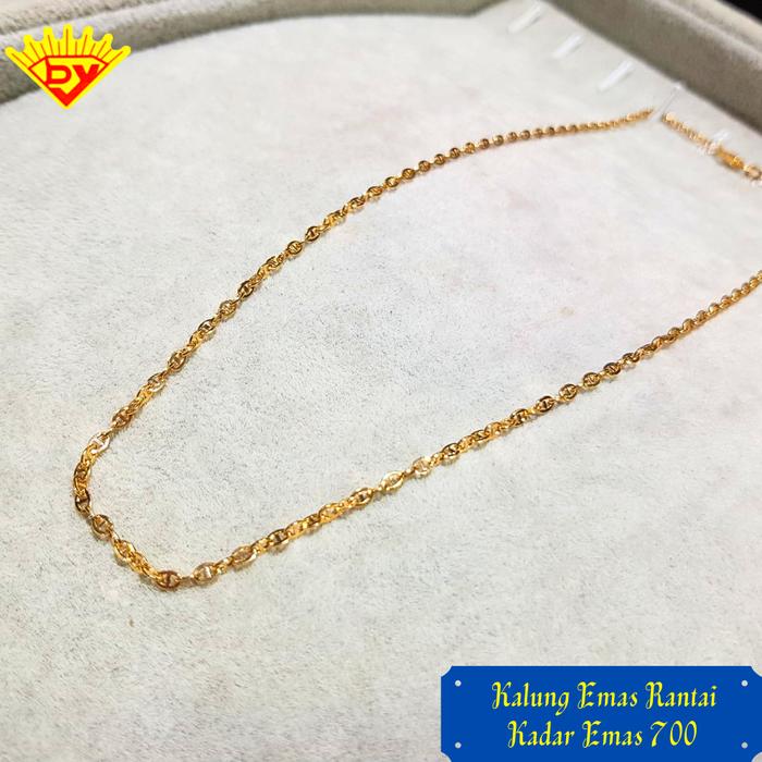 Kalung Rantai Wanita Emas Kuning Kadar Emas 700