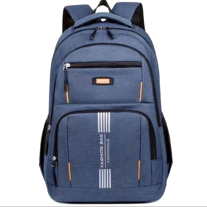 KIZARU BAGS Tas Ransel Laptop Fashion Pria Bahan Denim Backpack Sekolah Bisa Bayar Ditempat