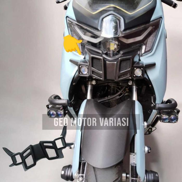 Winglet Sayap Lampu D5 Lightech Nmax Turbo//Nmax Neo S MHR RACING 100%