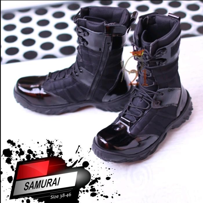 Sepatu P21 Samurai - Sepatu PDL Kulit Asli Garansi 1 Tahun