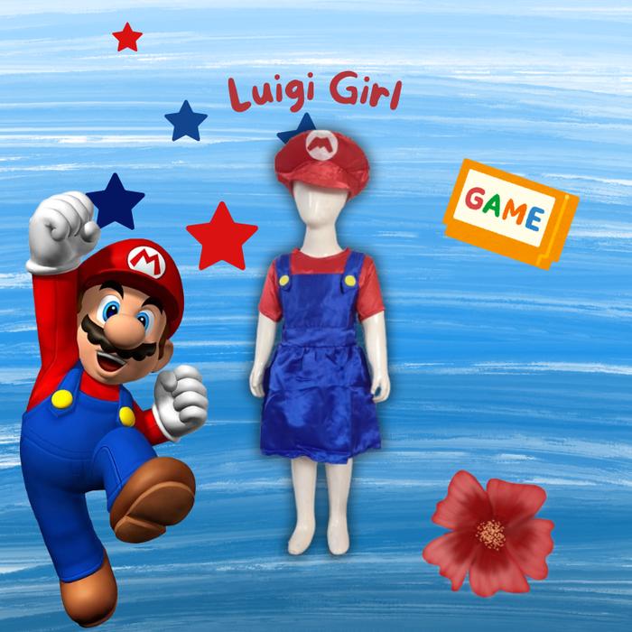 Baju Kostum Super Mario Bros Girl-Super Mario Bros Girl