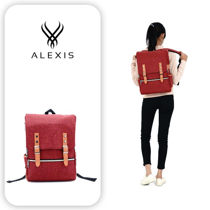 Alexis Import Tas Ransel Sekolah Kuliah Wanita (11500066-49PFY)