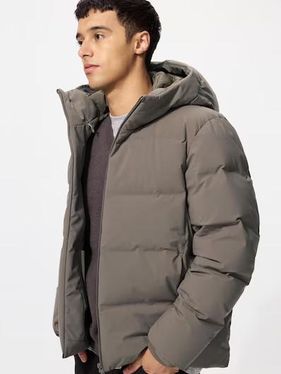 Jaket Pria Padded Uniqlo Seamless Down Parka Handcarry Japan Bulu Angsa Puffer Original