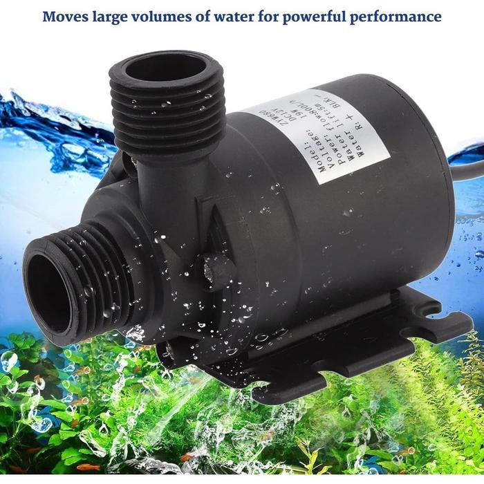 Pompa Air Mini Brushless Aquarium DC 12V 30W - ZYW890