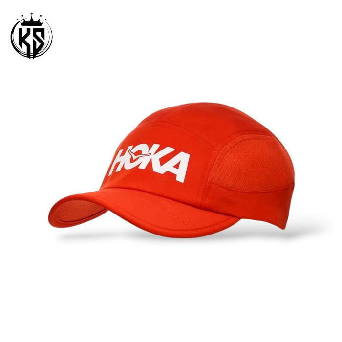 Hoka Run Hat Unisex Habanero