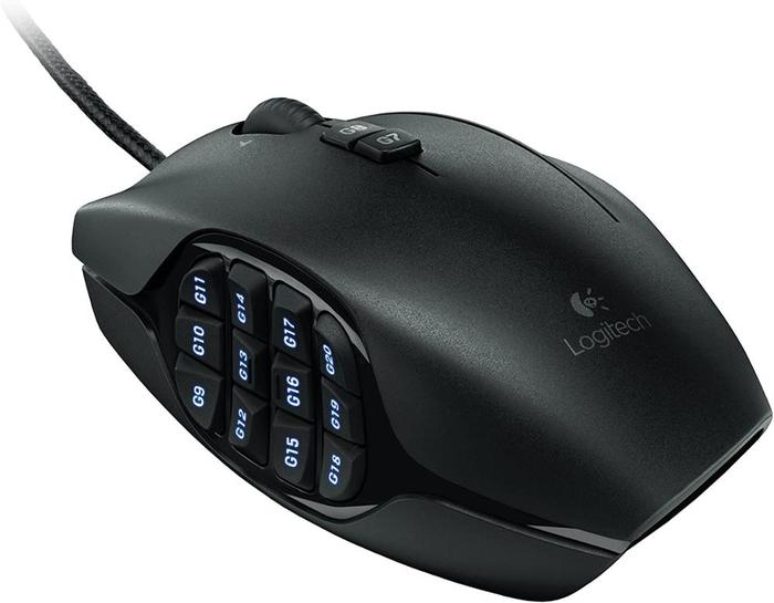 NON-Packing Logitech G600 MMO Gaming Mouse, RGB Backlit, 20