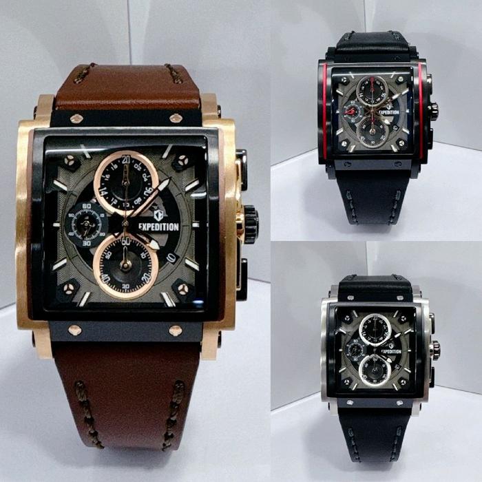 Jam Tangan Pria Expedition 6731 E6731 E 6731 l ORIGINAL Watches Kulit