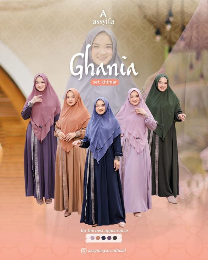 Gamis Syar'i Premium Aisyah series By Assyifa Syar'i Official