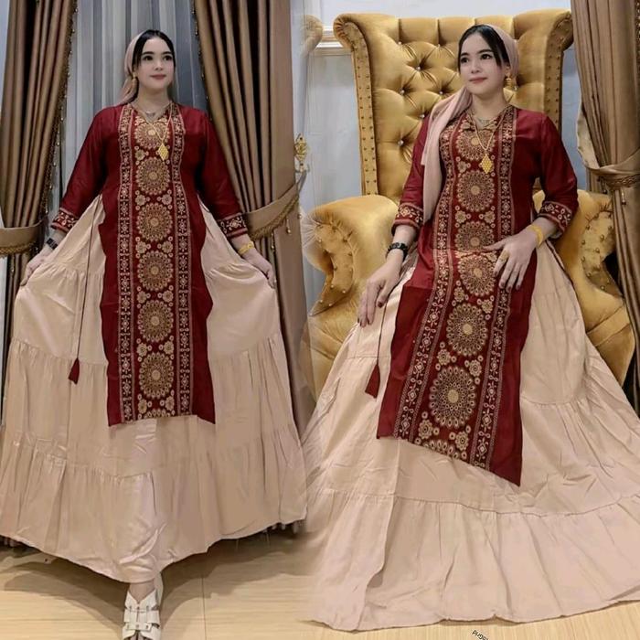 gamis hindi anarlidah kw jumbo ld 120