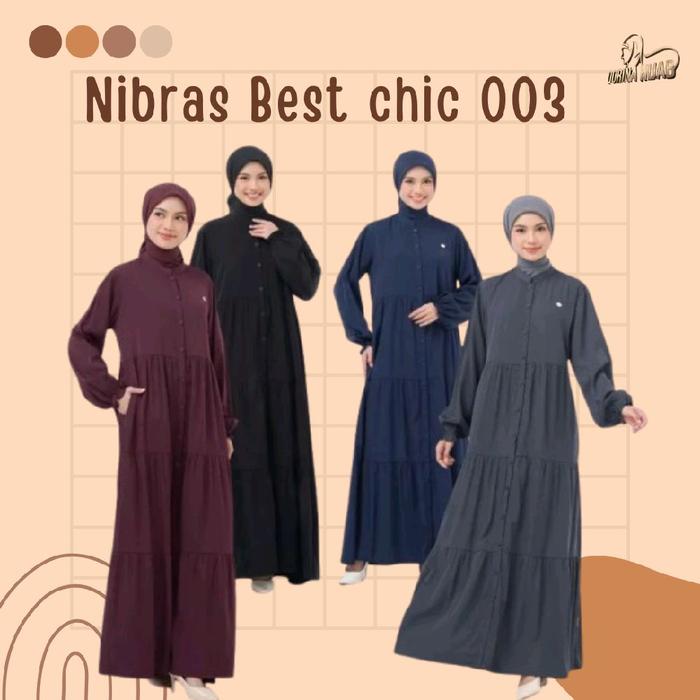 Nibras Bestchic 003 / Gamis Nibras rayon / Gamis nibras / Gamis dewasa nibras