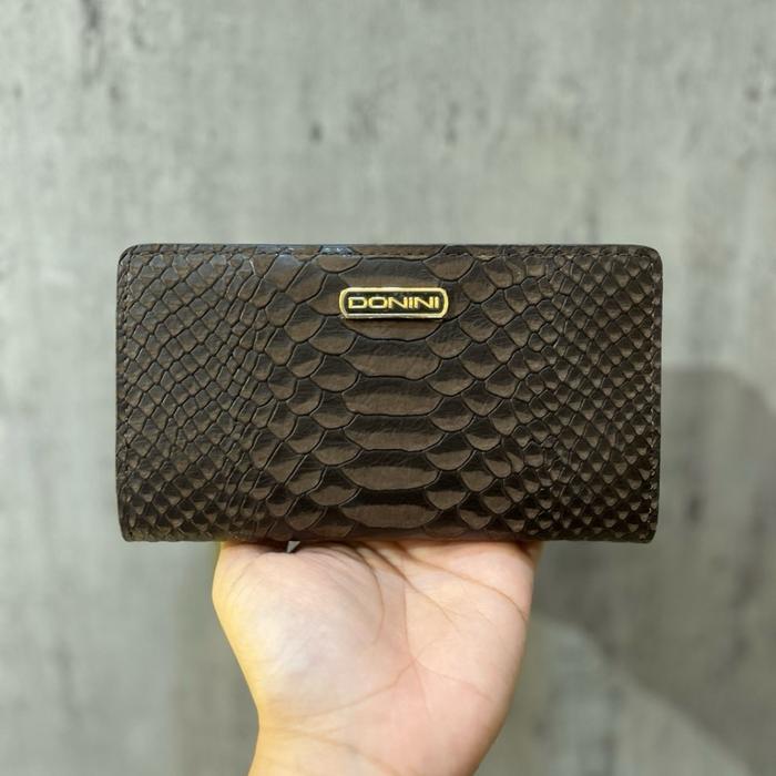 DONINI DARIO WALLET, DOMPET KECIL Kartu Hitam Wanita Uang