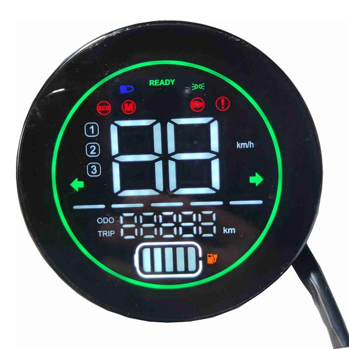 Electric Bike Speedometer Scooter Dashboard Indicator 48V 60V 72V