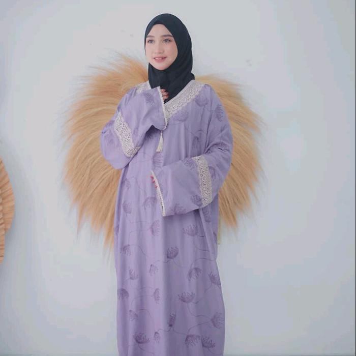POLOLINEN BORDIR SIZE XL DEWASA - mukena abaya sholat terbaru 354 by Jihan salsa