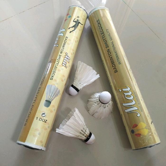 Mai Kok Bulutangkis 1 slop isi 12/Shuttle cock/Kok Badminton Bulutangkis