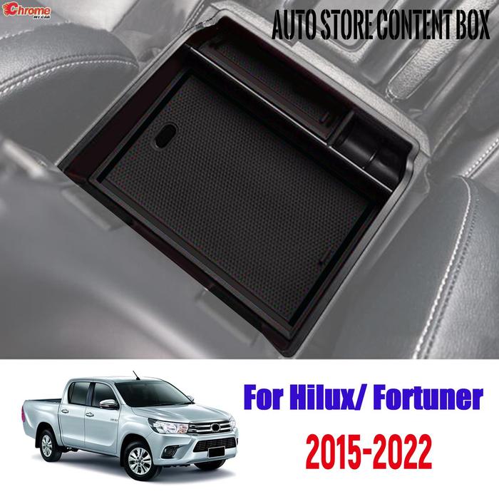 Car Center Console Armrest Storage Box Tray For Toyota Hilux Fortuner