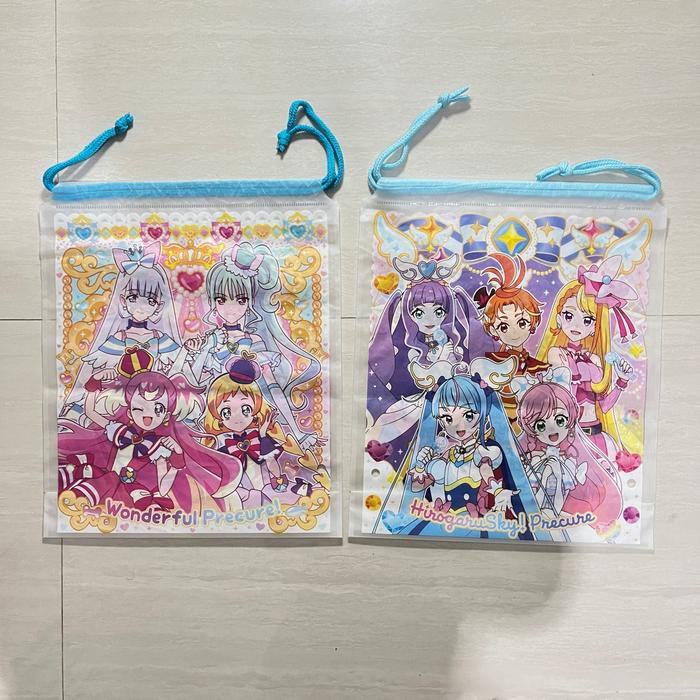 Pretty Cure Precure Vinyl Drawstring Bag