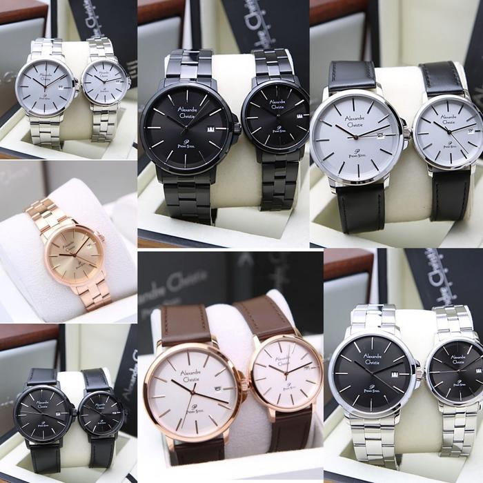 ALEXANDRE CHRISTIE COUPLE AC 1032 JAM TANGAN COUPLE ALEXANDRE CHRISTIE ORIGINAL