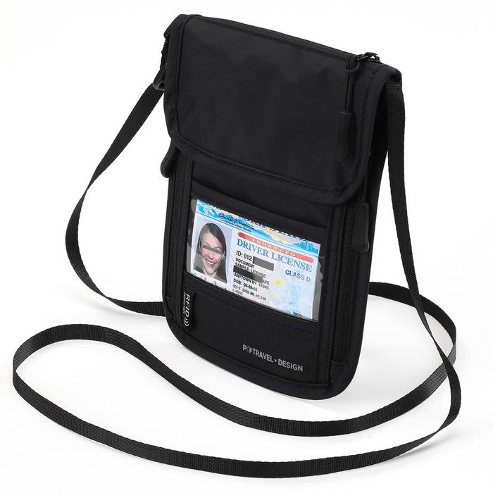 Rfid Dompet Paspor Ringan Anti Skimming - Bisa Digantung Di Leher, Praktis Untuk Liburan Viral