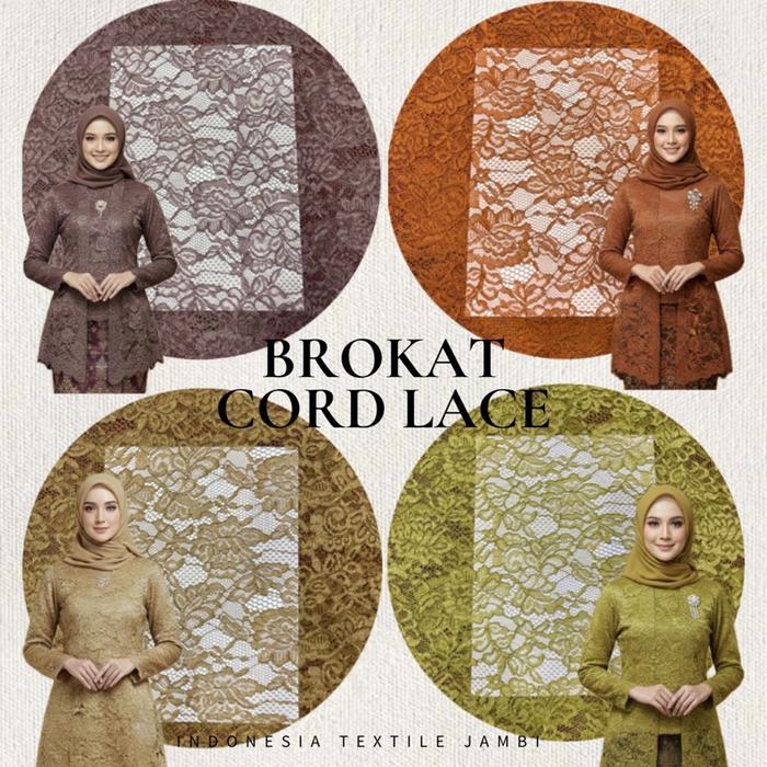 Borkat Cord Lace / Borkat kebaya / Borkat Corneli