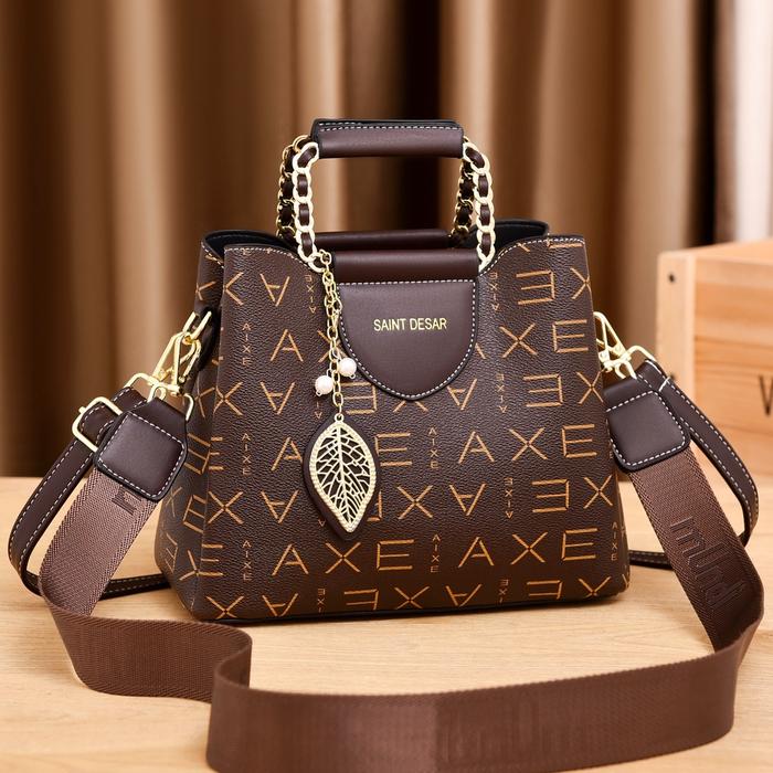 BJ43570 - AXE/FXM/GD - Tas Wanita Jinjing ToteBag HandBag SlemPang Korea Cina Fashion Import Modis E