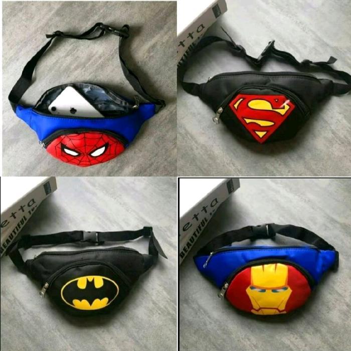 PREMIUM Tas selempang anak laki laki waistbag anak laki