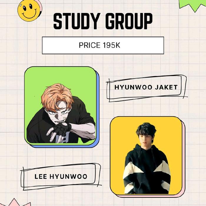 JAKET LEE HYUNWOO STUDY GROUP Wanita Pria