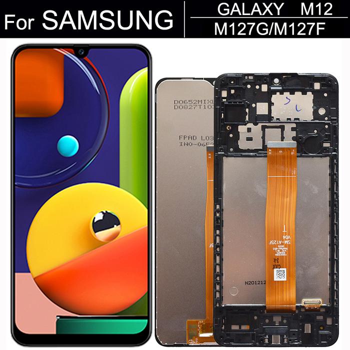 For Samsung M12 M127 SM-M127F Display Lcd Screen Replacement For
