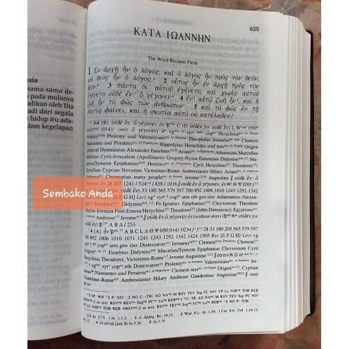 A) Alkitab Perjanjian Baru Indonesia Yunani. Lai. Pb Tb/Grk 263. 2 Berkualitas