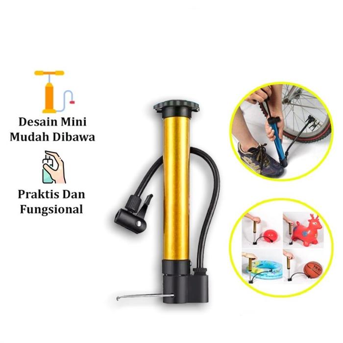 Pompa Ban Mini Portable Hidrolis / Pompa Angin Mini / Pompa Sepeda / Pompa Motor