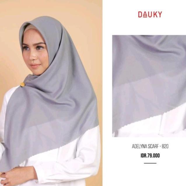 Scarf Polos Segi Empat Dauky Adelyna Voal