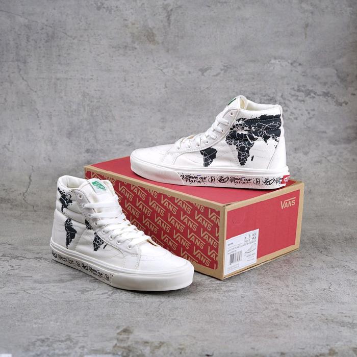 Sepatu Vans Sk8 Hi Save Our Planet Shoes Pria