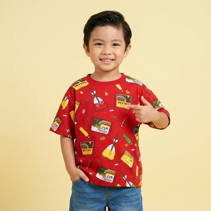 Pocoyolo T-Shirt Anak Laki laki Perempuan Motif Jajanan Jadul Katun 24s 1-10 Tahun