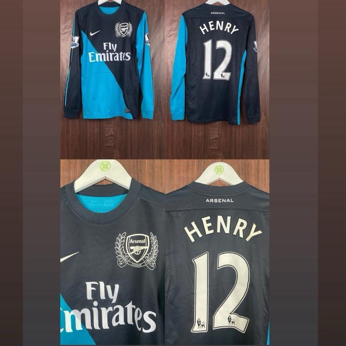 2011-12Arsenal LS Third Shirt Henry #12 (Excellent) Size S