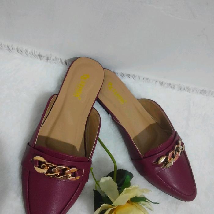 Queenda orami flatshoes sepatu bapou