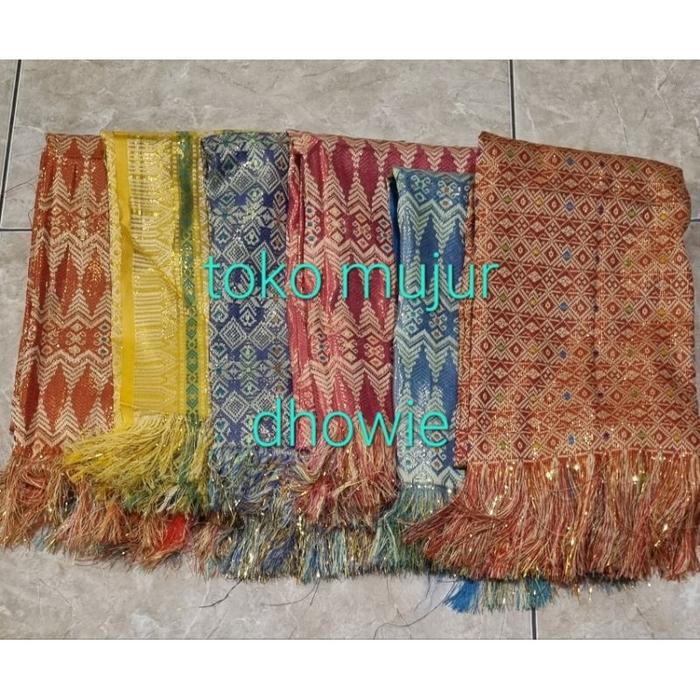 Seng Kain Songket Warna Warni / Seng Panjang