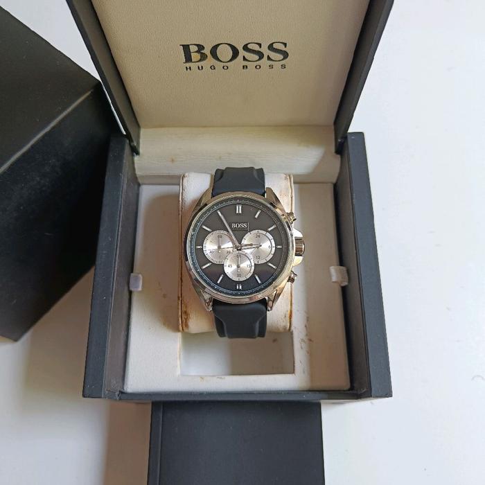 Jam Hugo boss HB1881 original bekas fullset sangat bagus normal semua siap pakai strap baru