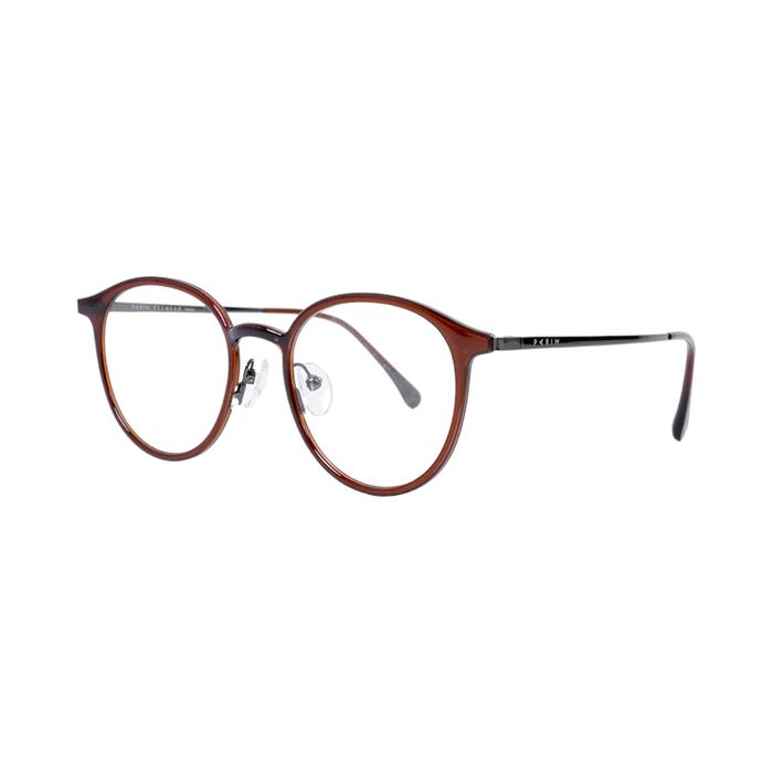Eyesoul Parim Eyewear Kacamata Optical Round Trans Tr90 - Cokelat Tea Frame Optik Eyeglasses Optical