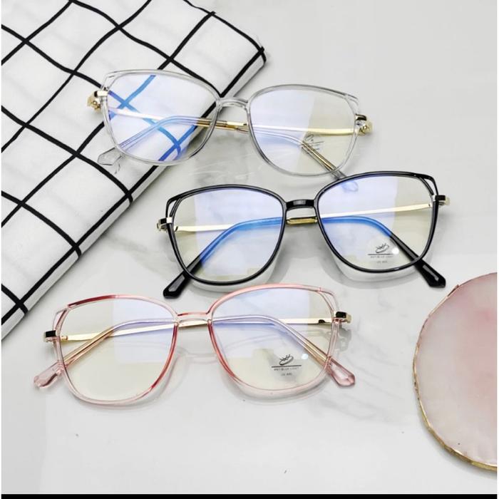 Kacamata Kode 8830 | Frame Kacamata Minus Wanita 8830 | Kacamata photocromic | Blueray | Bluecromic 